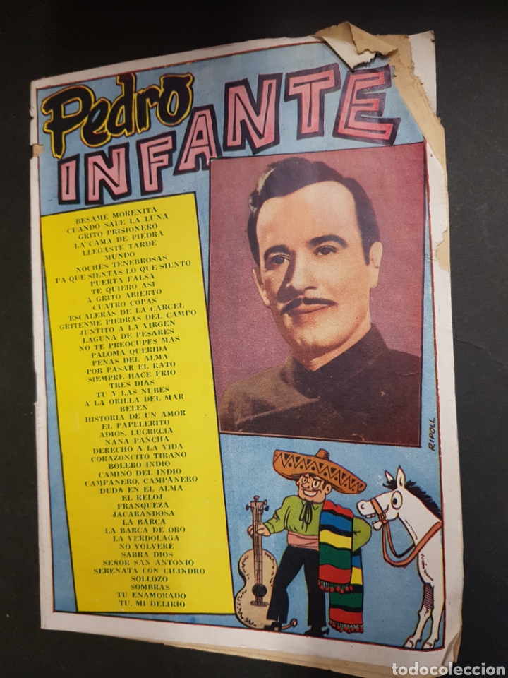 Paper Collecting Others: libreto con letras de canciones de pedro infante - tdkp6