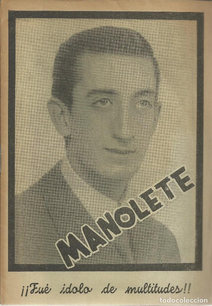 Otros Art&iacute;culos de Coleccionismo en Papel: Toreo, Manolete, cuadernillo 1947, 31 p&aacute;ginas