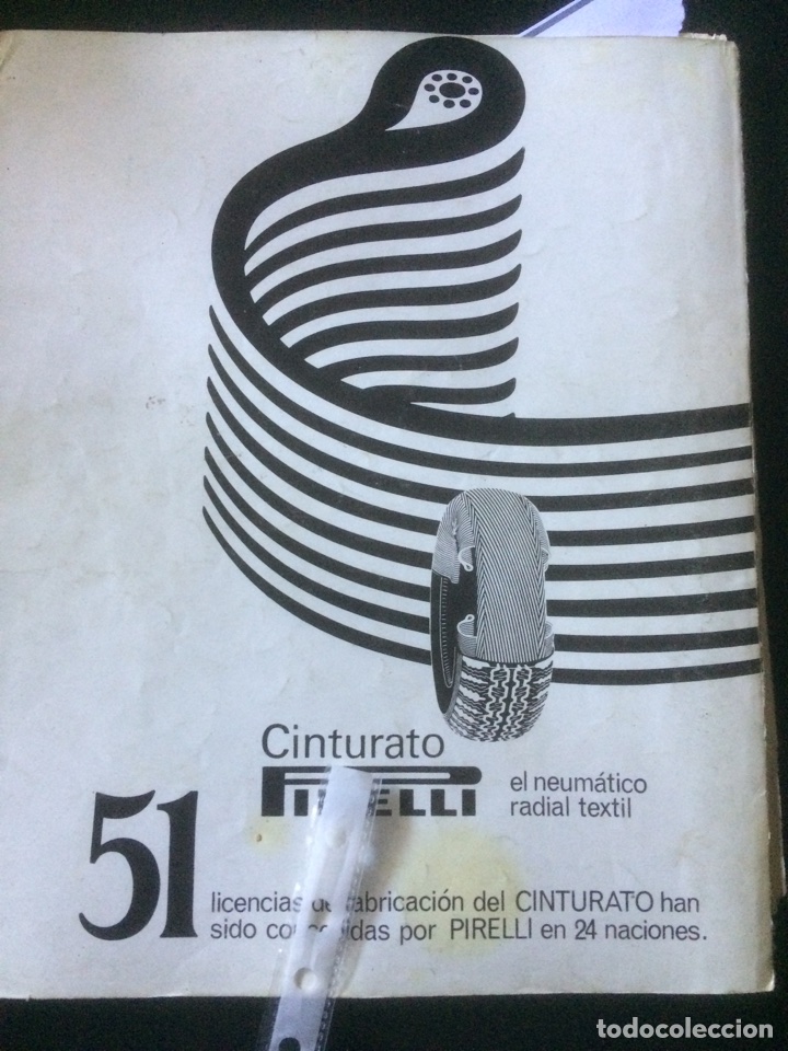 Outros artigos de papel: Publicidad Neum&aacute;ticos pirelli 56 licencias de 1967