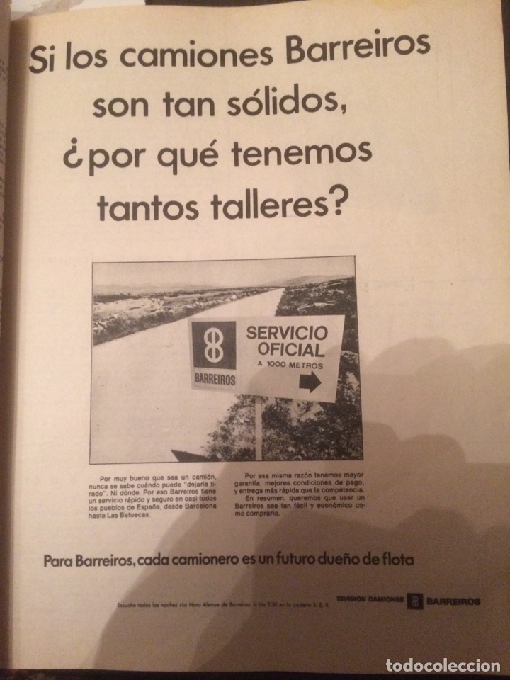 Outros artigos de papel: Publicidad cami&oacute;n Barreiros de 1967