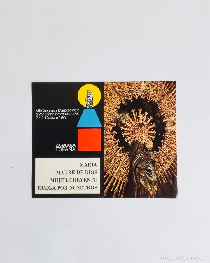 Otros Art&iacute;culos de Coleccionismo en Papel: VIII Congreso Mariol&oacute;gico y XV Mariano Internacionales. Virgen del Pilar, Zaragoza, 1979