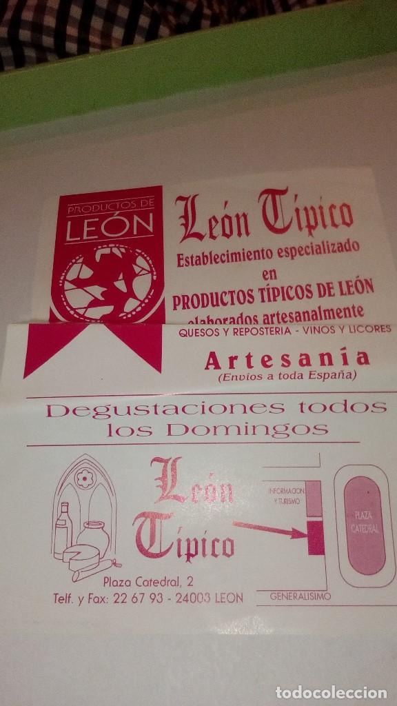 Collectionnisme Papier divers: 9c-cd05 PRODUCTOS DE LEON TIPICO