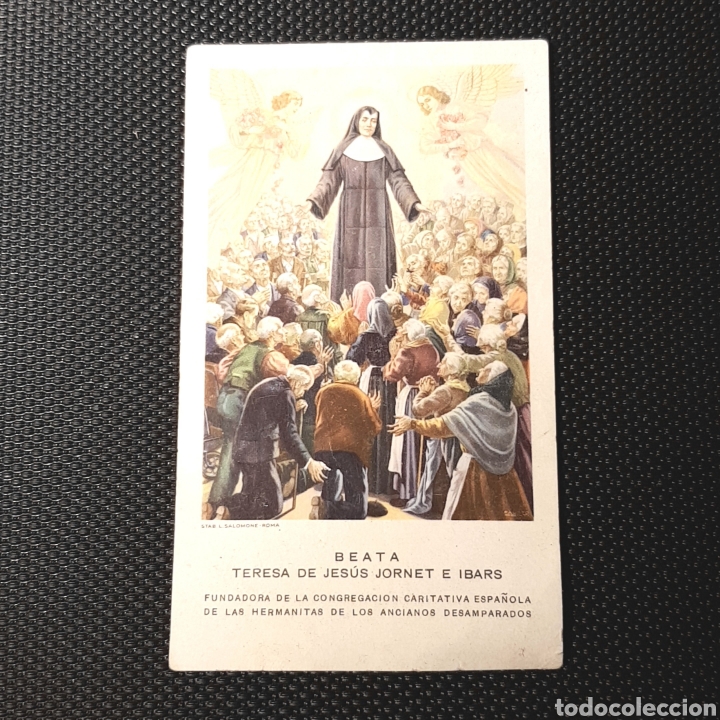 Otros Art&iacute;culos de Coleccionismo en Papel: Estampa Religiosa: BEATA TERESA DE JESUS JORNET E IBARS