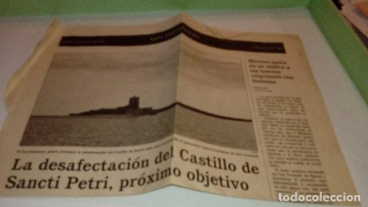 Collectionnisme Papier divers: cd-6489 RECORTE PERIODICO CASTILLO SANCTI PETRI
