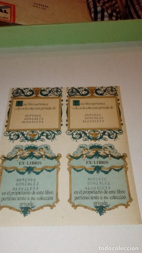 Collectionnisme Papier divers: cd-6489 ETIQUETA PARA PERSONALIZAR LIBROS