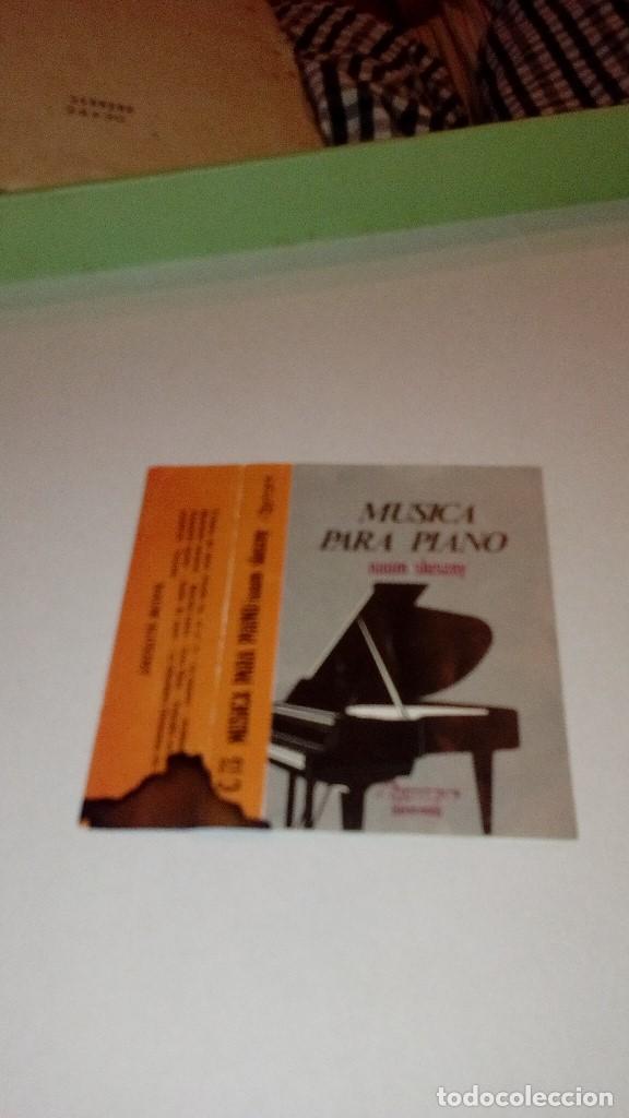 Collectionnisme Papier divers: cd-6489 CARATULA DE CASETE MUSICA PARA PIANO