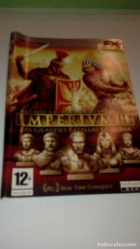 Collectionnisme Papier divers: cd-6489 CARATULA PC CD-ROM IMERIUM III