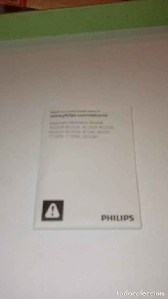 Sammelleidenschaft Andere Papierartikel: cd-6489 MANUAL DE INSTRUCCIONES PHILIPS