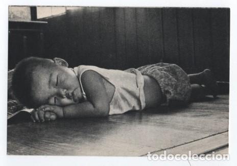 Altri oggetti di carta: (ALB-TC-23) RECUERDO DONACION BAUTISMO NI&Ntilde;OS INFIELES 1966H. FOURNIER