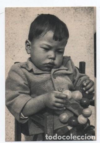 Altri oggetti di carta: (ALB-TC-23) RECUERDO DONACION BAUTISMO NI&Ntilde;OS INFIELES 1966H. FOURNIER
