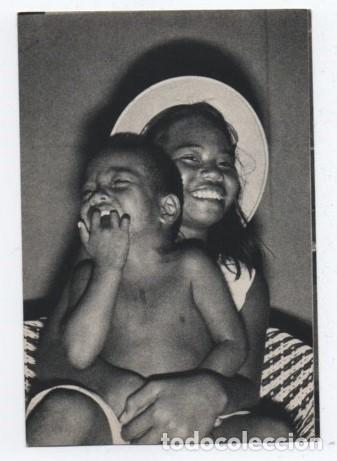 Altri oggetti di carta: (ALB-TC-23) RECUERDO DONACION BAUTISMO NI&Ntilde;OS INFIELES 1966H. FOURNIER