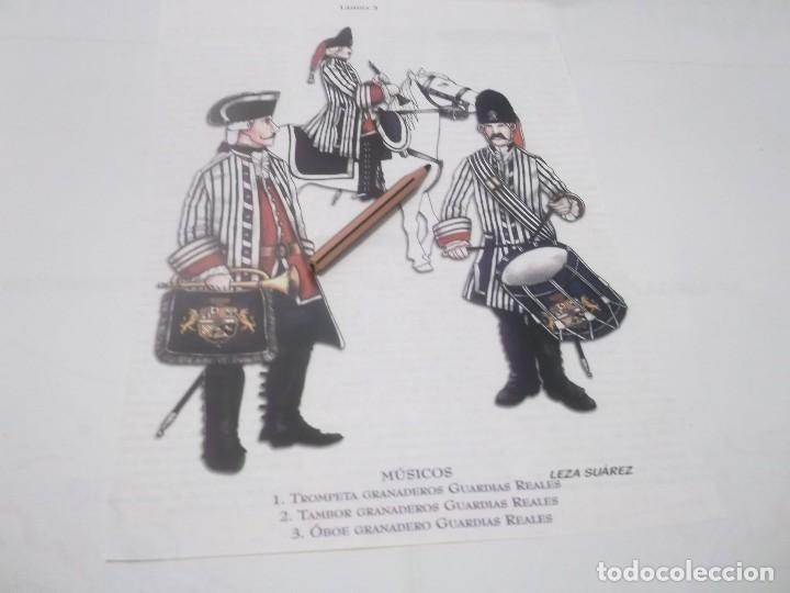 Otros Art&iacute;culos de Coleccionismo en Papel: HOJA RECORTE  M&Uacute;SICOS TROMPETA,TAMBOR Y &Oacute;BOE GRANADEROS GUARDIAS REALES