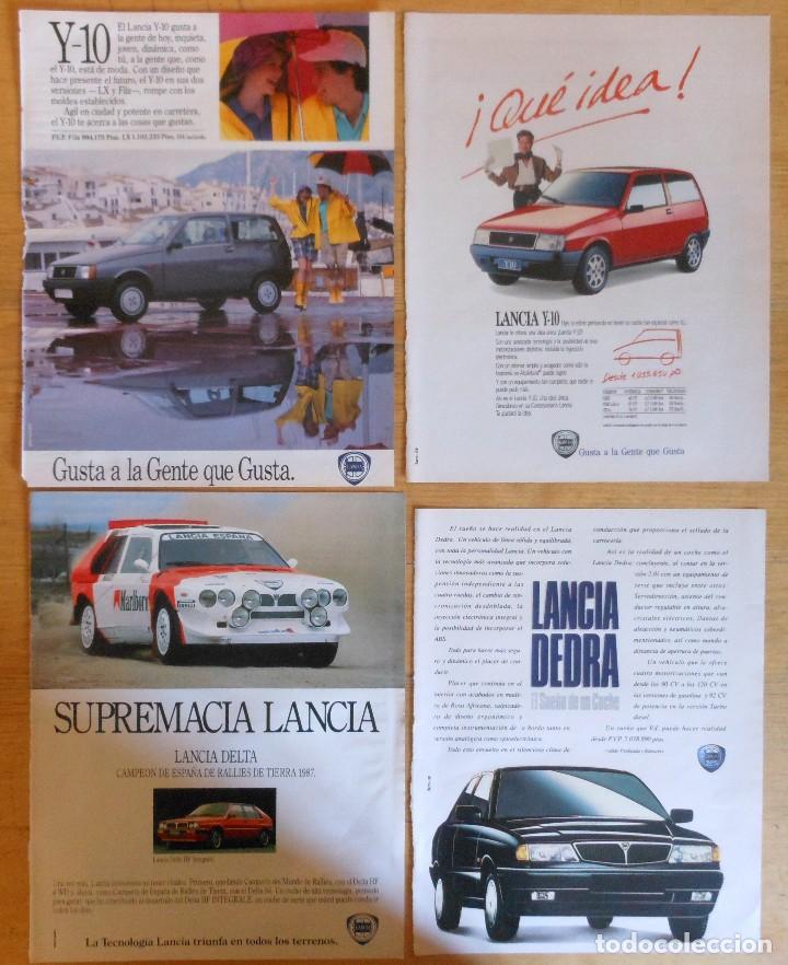 Otros art&iacute;culos de coleccionismo en papel: LANCIA 5x 1980s/90s Original spanish ADS Car ad automovile publicidad coche anuncios