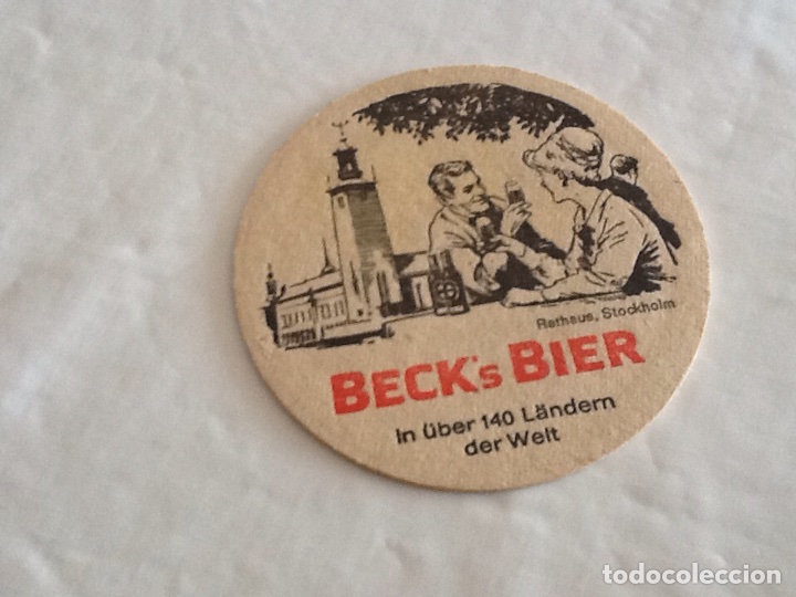 Otros art&iacute;culos de coleccionismo en papel: POSAVASOS BECKS BIER - Foto 1
