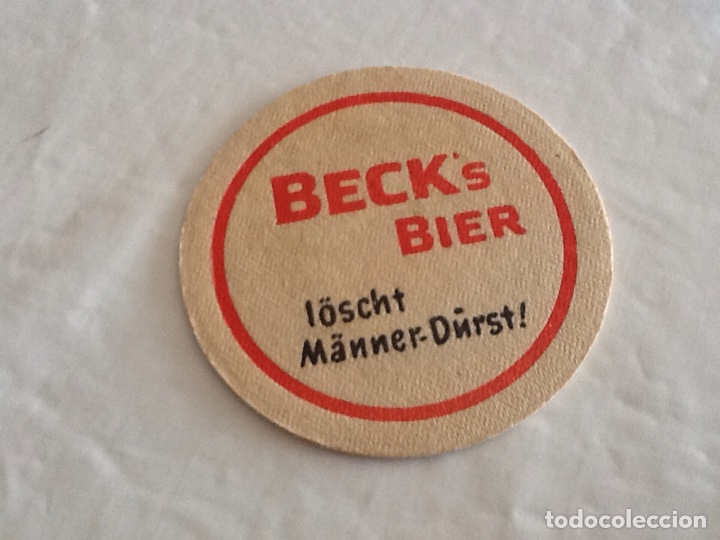 Otros art&iacute;culos de coleccionismo en papel: POSAVASOS BECKS BIER - Foto 2