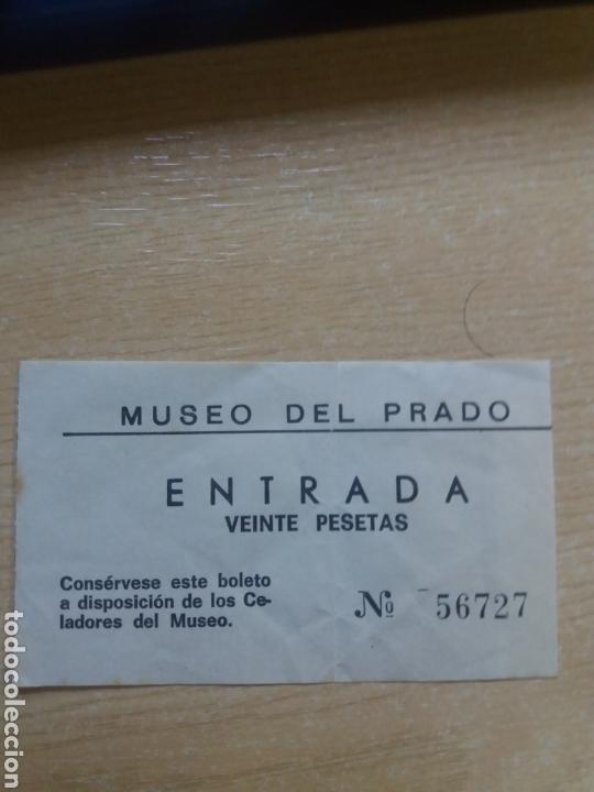 Otros Art&iacute;culos de Coleccionismo en Papel: Antigua Entrada Museo del Prado.