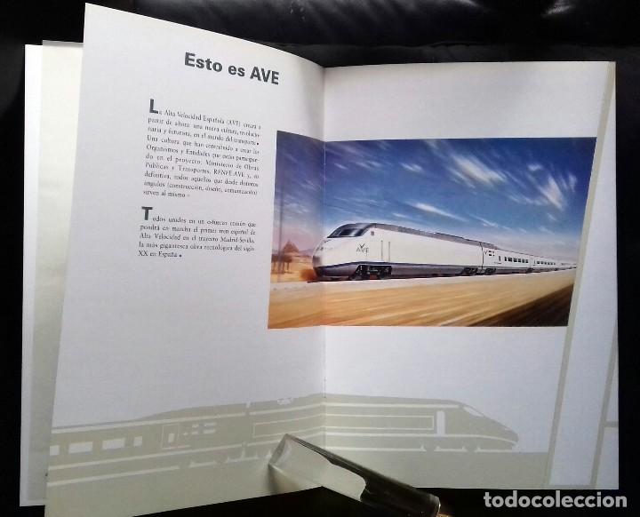 Otros Art&iacute;culos de Coleccionismo en Papel: Primer folleto de presentaci&oacute;n de la ALTA VELOCIDAD ESPA&Ntilde;OLA - AVE, A&Ntilde;O 1991 - RENFE