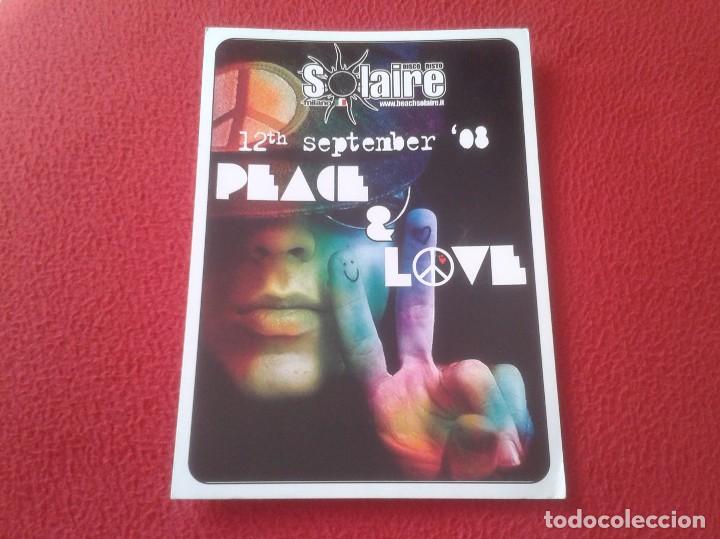 Otros art&iacute;culos de coleccionismo en papel: TARJETA PUBLICITARIA FLYER FOLLETO O SIMILAR MILAN MILANO ITALY ITALIA SOLAIRE DISCO DISCOTECA VER F