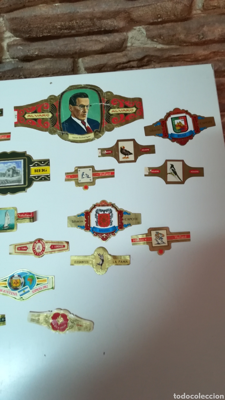 Otros art&iacute;culos de coleccionismo en papel: Lote de 30 vitolas variadas - Foto 4