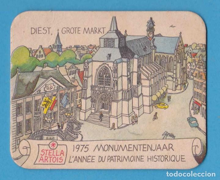 Otros art&iacute;culos de coleccionismo en papel: DIEST, GROTE MARKT. STELLA ARTOIS. 1975 MONUMENTENJAAR. POSAVASOS. B&Eacute;LGICA