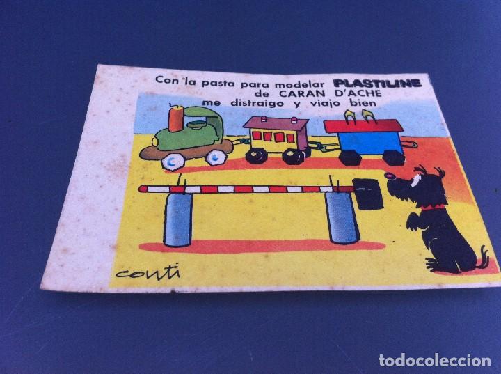 Collectionnisme Papier divers: CART&Oacute;N PUBLICITARIO (PLASTILINE DE CARAN D'ACHE) PASTA PARA MODELAR. CONTI. MEDIDAS: 13 x 10cm.