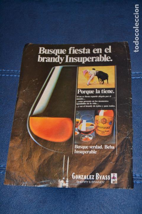 Otros Art&iacute;culos de Coleccionismo en Papel: ANUNCIO DE REVISTA BRANDY INSUPERABLE