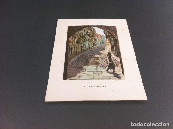 Collectionnisme Papier divers: TARJETA BETANZOS (GALICIA) 1966