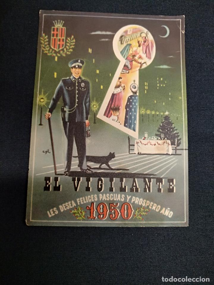 Sammelleidenschaft Andere Papierartikel: FELICITACION DE NAVIDAD - EL VIGILANTE LES DESEA FELICES PASCUAS 1950
