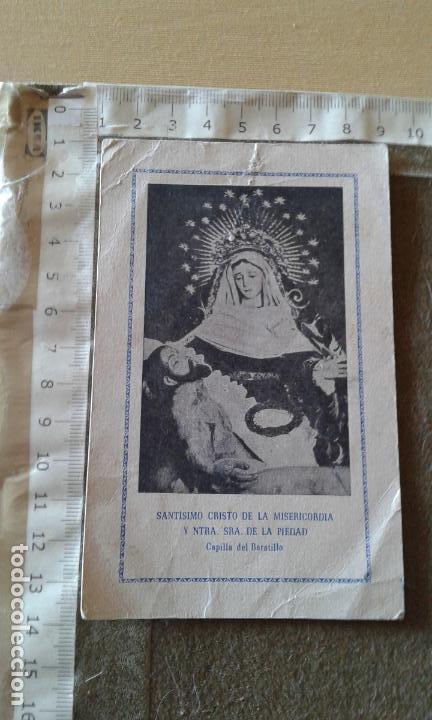 Otros Art&iacute;culos de Coleccionismo en Papel: SEMANA SANTA SEVILLA - ESTAMPA DE NTRA SRA DE LA PIEDAD - HDAD DEL BARATILLO