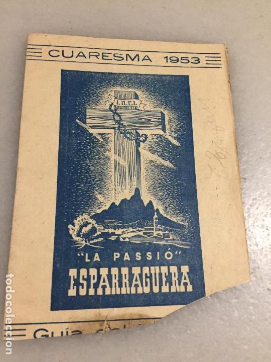 Paper Collecting Others: Antiguo programa folleto de la Passi&oacute; de Esparreguera del a&ntilde;o 1953