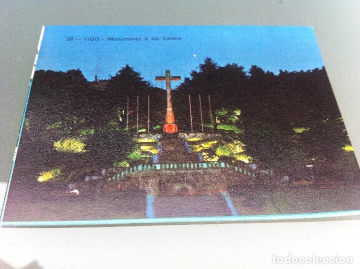 Otros art&iacute;culos de coleccionismo en papel: TARJETA PUBLICITARIA (ALMACENES BARREIRO EN FERROL) VIGO, MONUMENTO... 8,5 x 6,5cm. 1973.