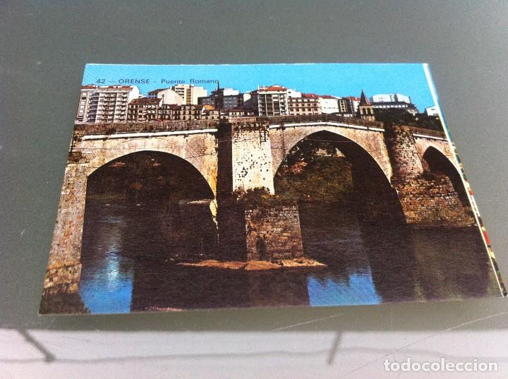 Paper Collecting Others: TARJETA PUBLICITARIA (ALMACENES BARREIRO EN FERROL) ORENSE, PUENTE ROMANO. 8,5 x 6,5cm. 1973.