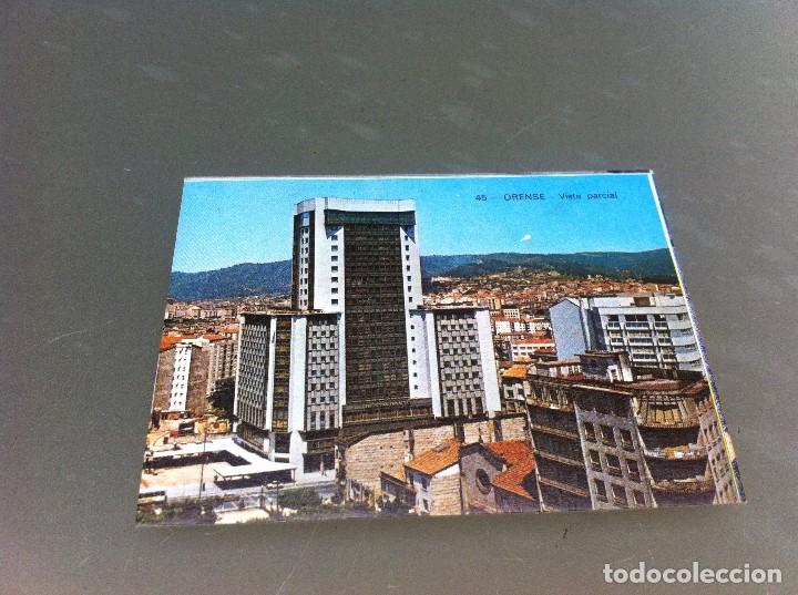 Collectionnisme Papier divers: TARJETA PUBLICITARIA (ALMACENES BARREIRO EN FERROL) ORENSE, VISTA PARCIAL. 8,5 x 6,5cm. 1973.