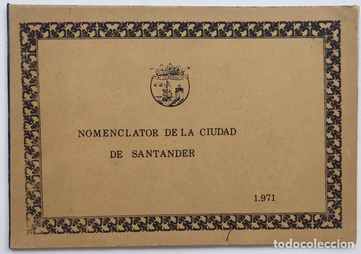 Paper Collecting Others: Nomenclator de la Ciudad de Santander 1971 - Cant&aacute;bria