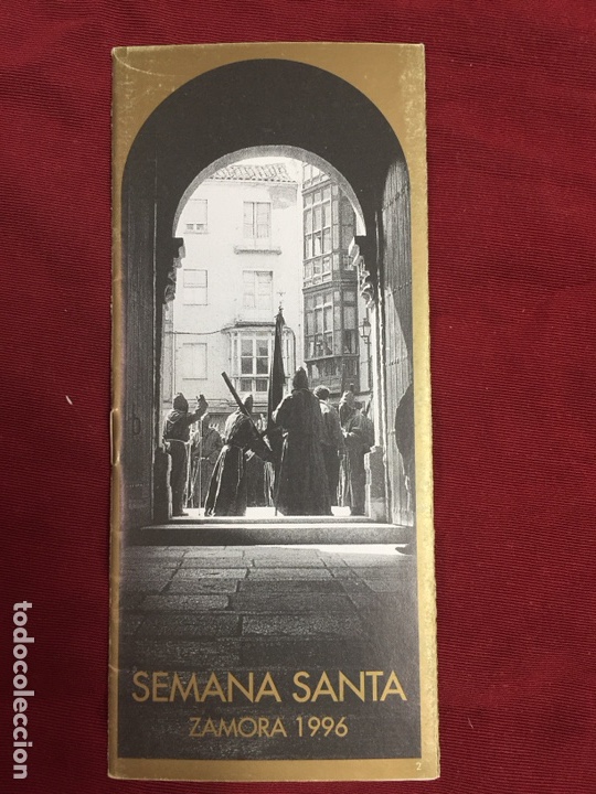 Otros Art&iacute;culos de Coleccionismo en Papel: Itinerario Semana Santa Zamora 1996 Caja Espa&ntilde;a