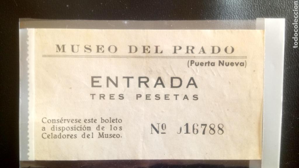 Otros Art&iacute;culos de Coleccionismo en Papel: ENTRADA AL MUSEO DEL PRADO MADRID. FECHA 11 DE MARZO DE 1954.
