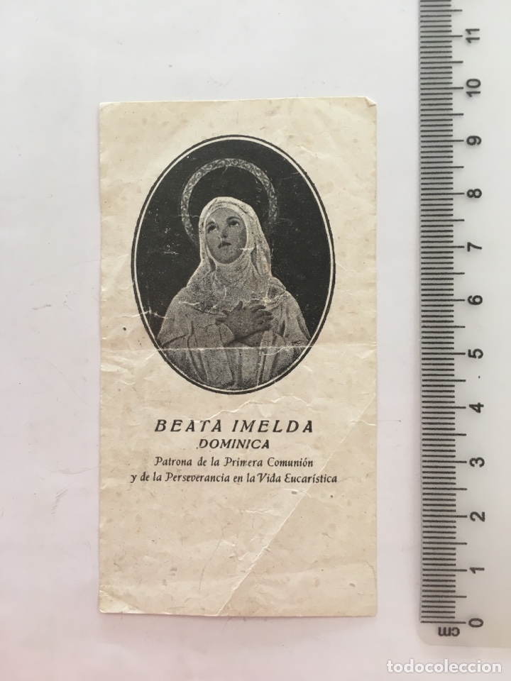 Otros Art&iacute;culos de Coleccionismo en Papel: ESTAMPA RELIGIOSA. BEATA IMELDA. DOMINICA. H. 1960?