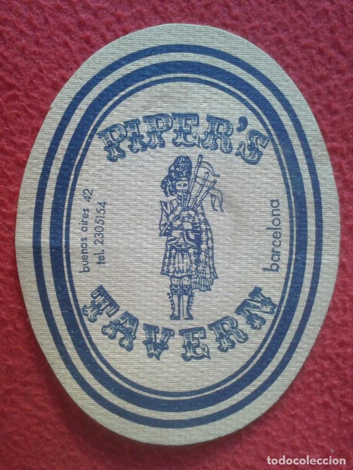 Otros Art&iacute;culos de Coleccionismo en Papel: ANTIGUO POSAVASOS OLD COASTER PIPER&acute;S TAVERN TABERNA ? CALLE BUENOS AIRES BARCELONA CATALU&Ntilde;A VER FOT