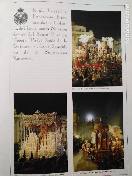 Paper Collecting Others: GRAN LAMINA COLECCIONABLE SEMANA SANTA SEVILLA A&Ntilde;OS 90S - VIRGEN CRISTO COFRADIA HERMANDAD