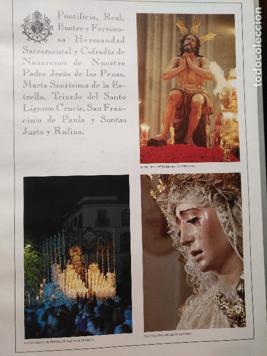 Outros artigos de papel: GRAN LAMINA COLECCIONABLE SEMANA SANTA SEVILLA A&Ntilde;OS 90S - VIRGEN CRISTO COFRADIA HERMANDAD