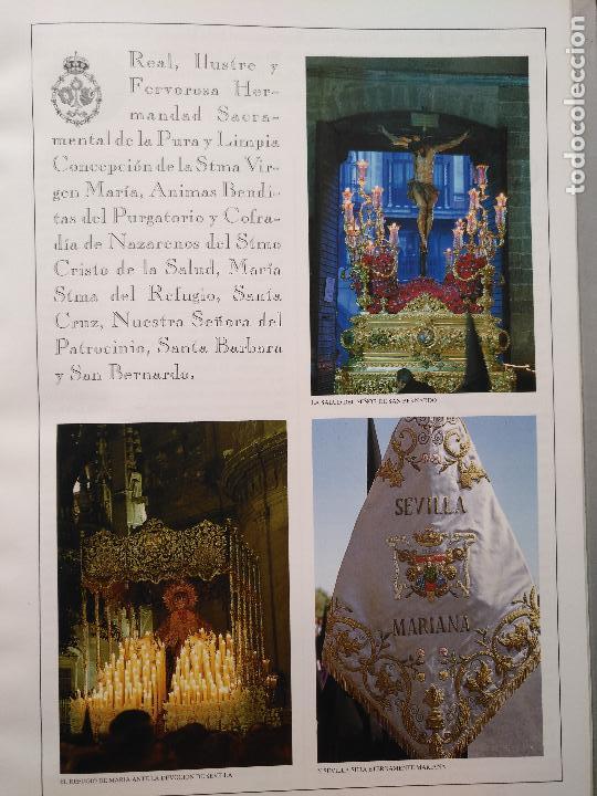 Outros artigos de papel: GRAN LAMINA COLECCIONABLE SEMANA SANTA SEVILLA A&Ntilde;OS 90S - VIRGEN CRISTO COFRADIA HERMANDAD
