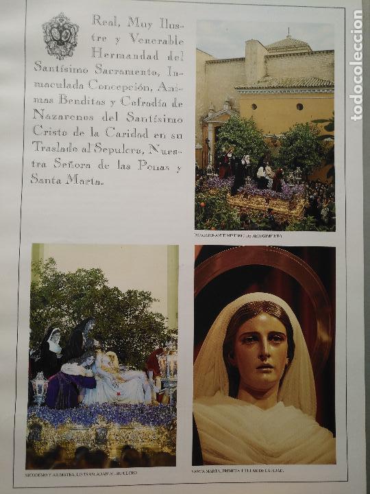 Outros artigos de papel: GRAN LAMINA COLECCIONABLE SEMANA SANTA SEVILLA A&Ntilde;OS 90S - VIRGEN CRISTO COFRADIA HERMANDAD
