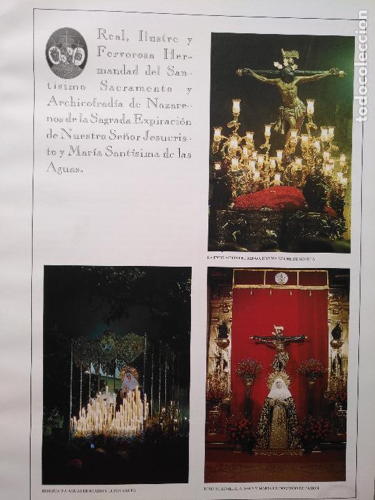 Paper Collecting Others: GRAN LAMINA COLECCIONABLE SEMANA SANTA SEVILLA A&Ntilde;OS 90S - VIRGEN CRISTO COFRADIA HERMANDAD
