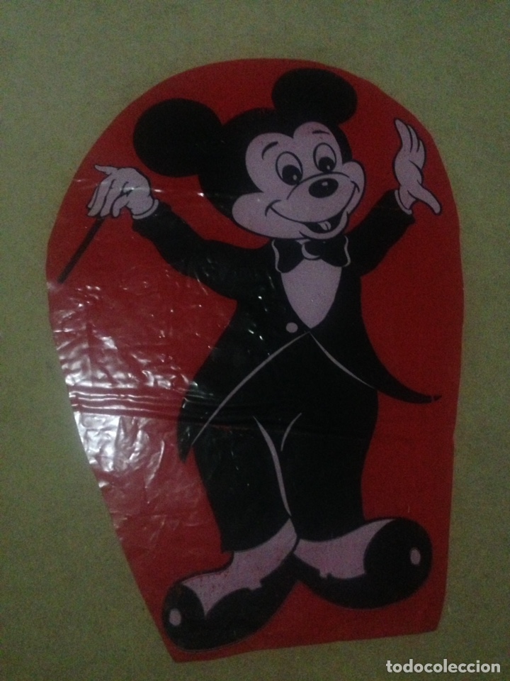 Otros art&iacute;culos de coleccionismo en papel: Imagen del mike mouse en trozo de plastico - Foto 3