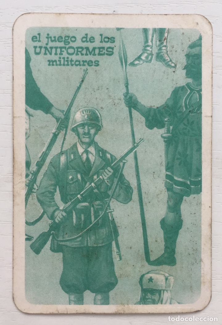 Paper Collecting Others: Tarjeta reglas para el Juego de los Uniformes Militares - Gaez- Madrid 1970