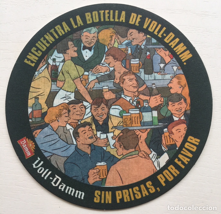 Paper Collecting Others: Posavasos Cerveza - Encuentra la Botella Voll-Damm - Sin Prisas, Por Favor