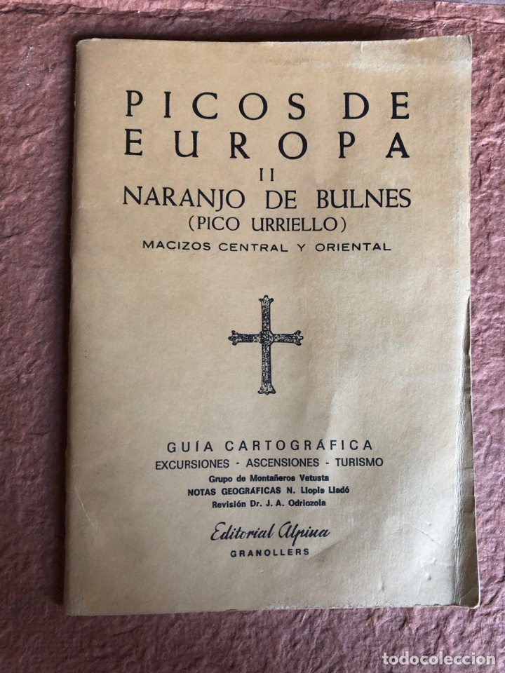 Altri oggetti di carta: PICOS DE EUROPA II, NARAJO DE BULNES (PICO URRIELO). GU&Iacute;A CARTOGR&Aacute;FICA, ED. ALPINA 1987.