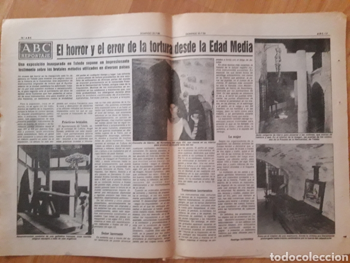 Otros Art&iacute;culos de Coleccionismo en Papel: REPORTAJE LOS HORRORES DE LA TORTURA DESDE LA EDAD MEDIA