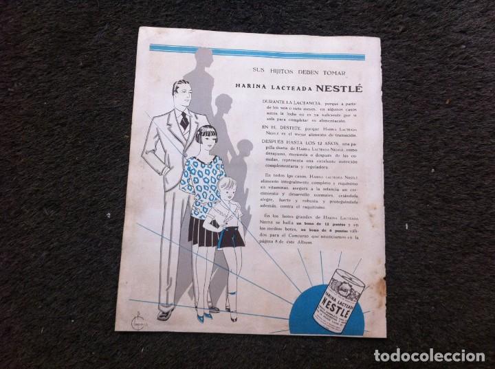 Collectionnisme Papier divers: ANUNCIO PUBLICITARIO DEL &Aacute;LBUM DE CROMOS DE NESTL&Eacute; (HARINA LACTEADA NESTL&Eacute;). A&Ntilde;OS 30.