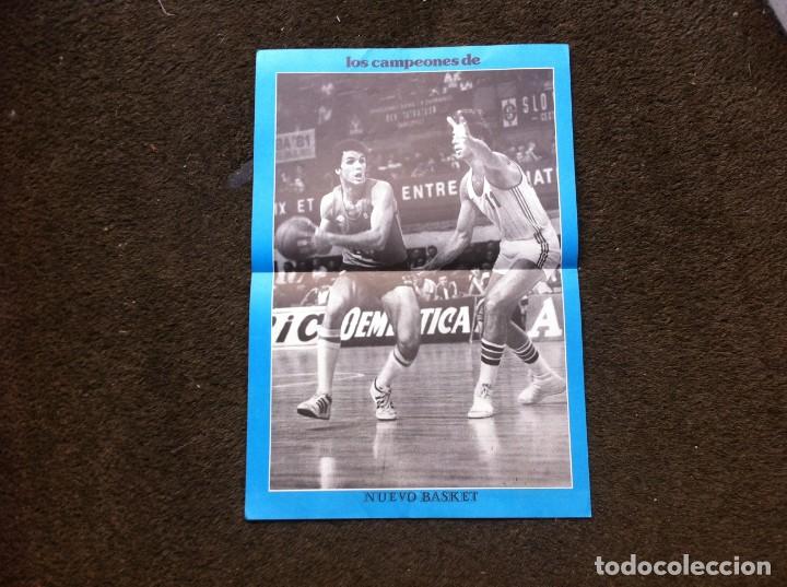 Otros Art&iacute;culos de Coleccionismo en Papel: POSTER DE BALONCESTO (LOS CAMPEONES DE NUEVO BASKET) MEDIDAS: 48 x 33cm.
